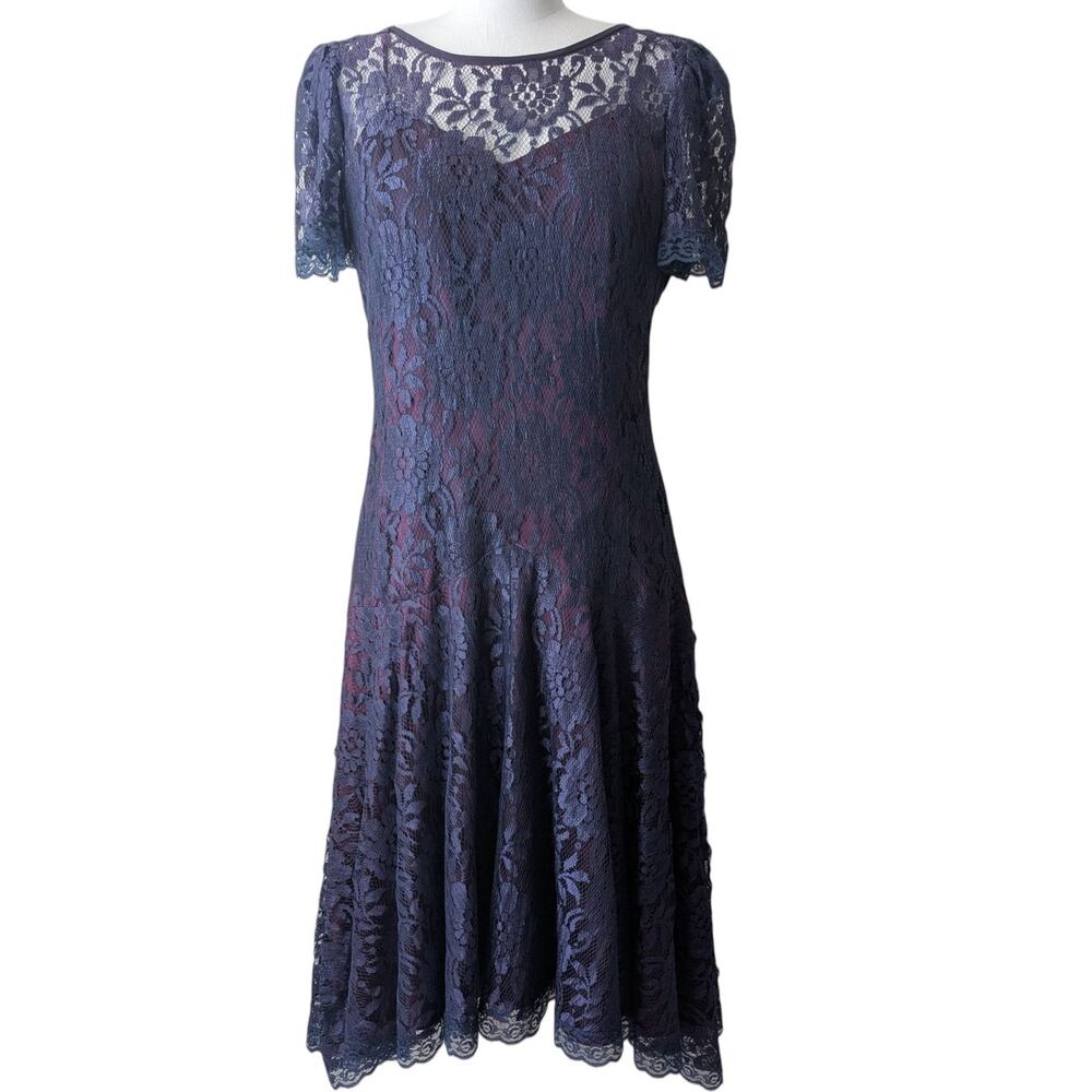 David Rose vintage lace dress